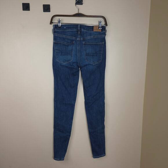 American Eagle Hi-rise Jegging in Dark Wash Denim Size 2 - Picture 5 of 11